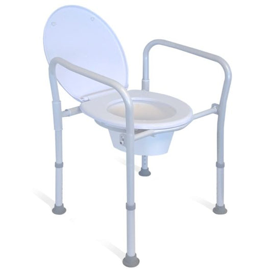 Folding Toilet Seat Raiser With Lid Cover Including Shoot / Bowl